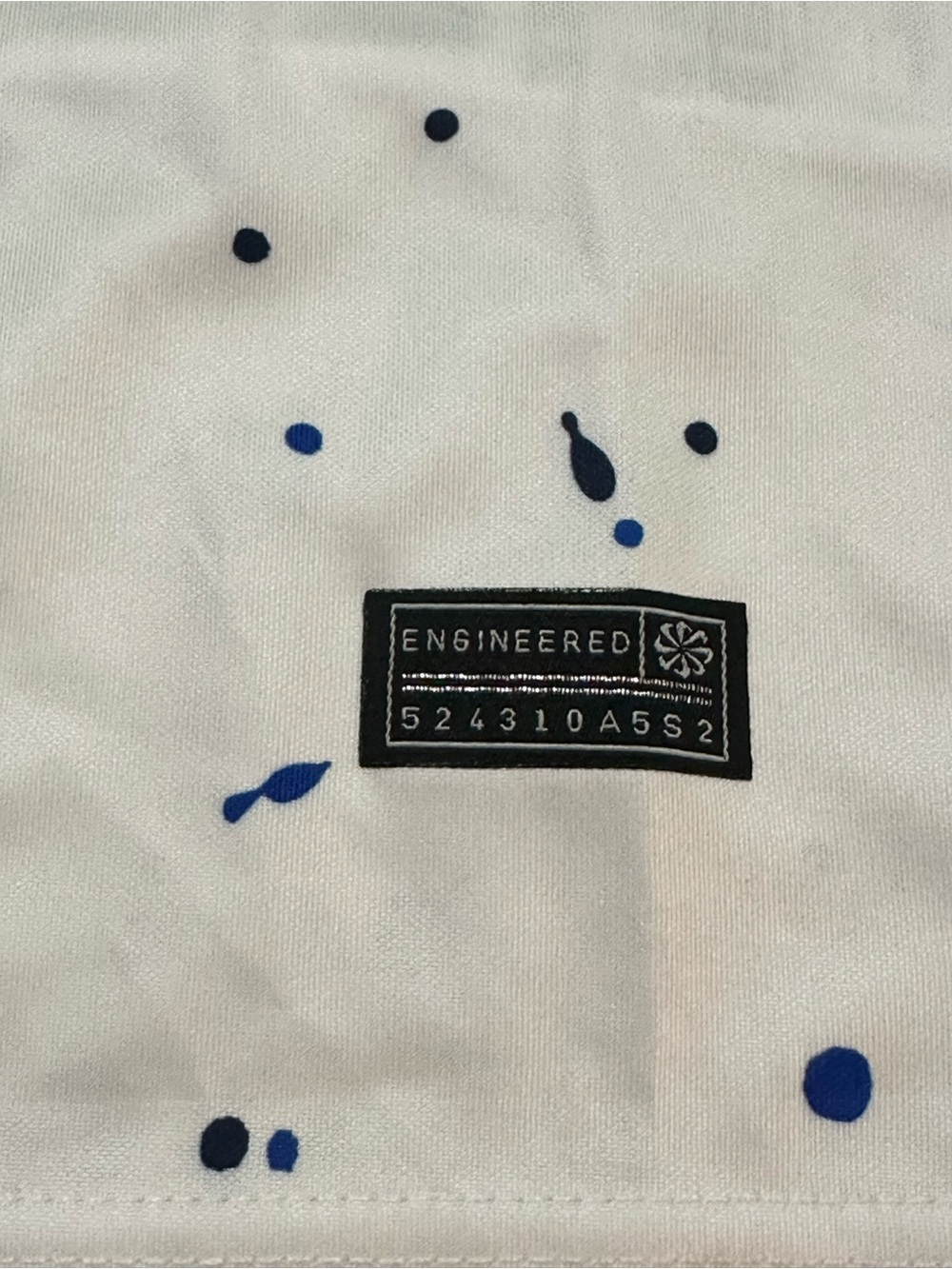 Nike White Splatter Soccer USA Jersey with Navy Accents M Young size - Picture 10 of 14